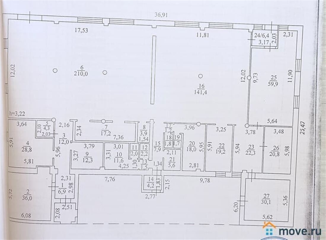 Продам помещение свободного назначения 722.6 м.кв.
