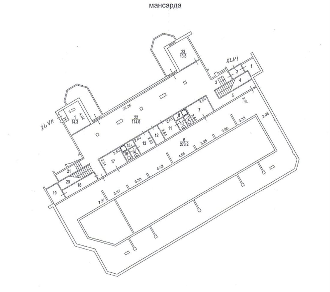 Сдам в аренду помещение свободного назначения 1093.1 м.кв.