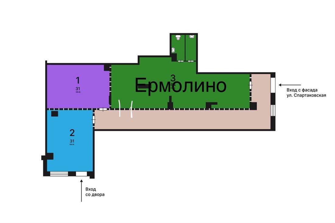 Сдам в аренду помещение свободного назначения 32 м.кв.