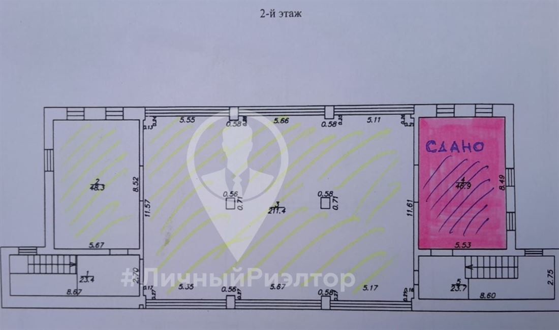 Сдам в аренду помещение свободного назначения 260 м.кв.