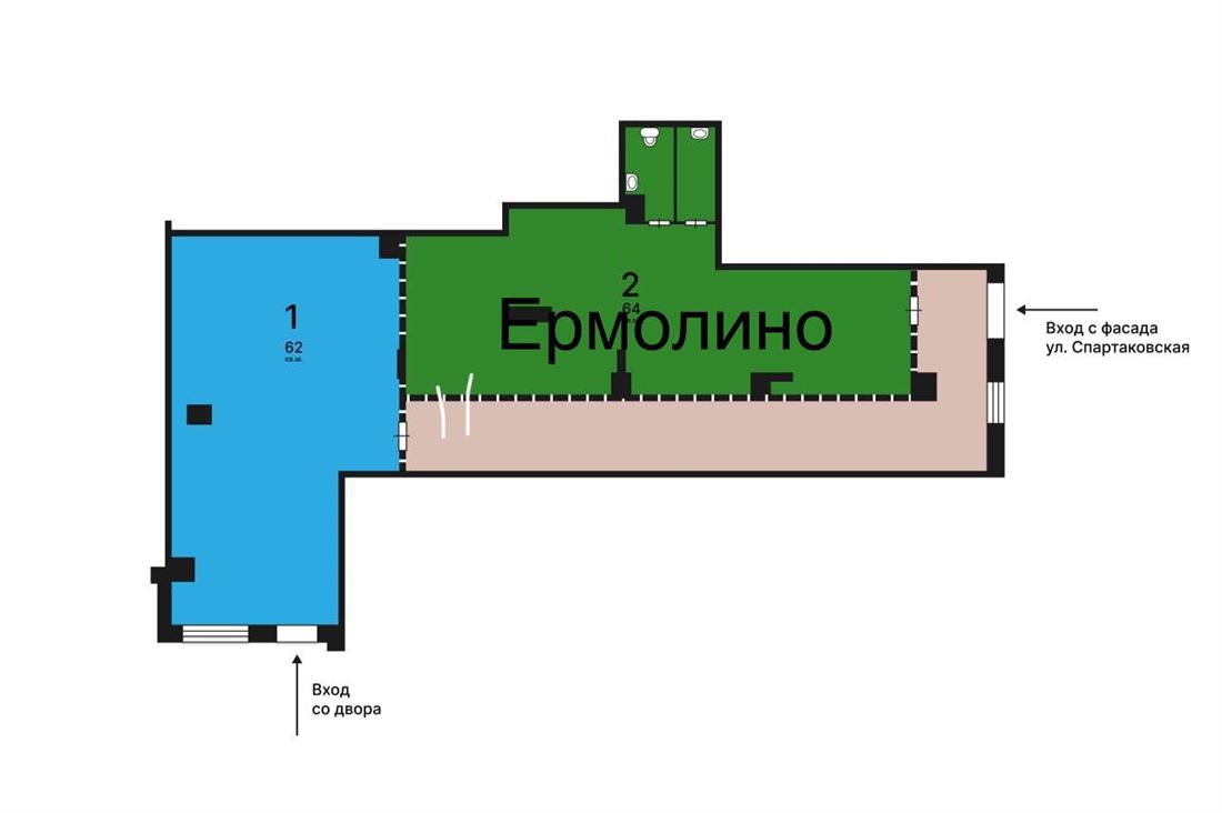 Сдам в аренду помещение свободного назначения 32 м.кв.