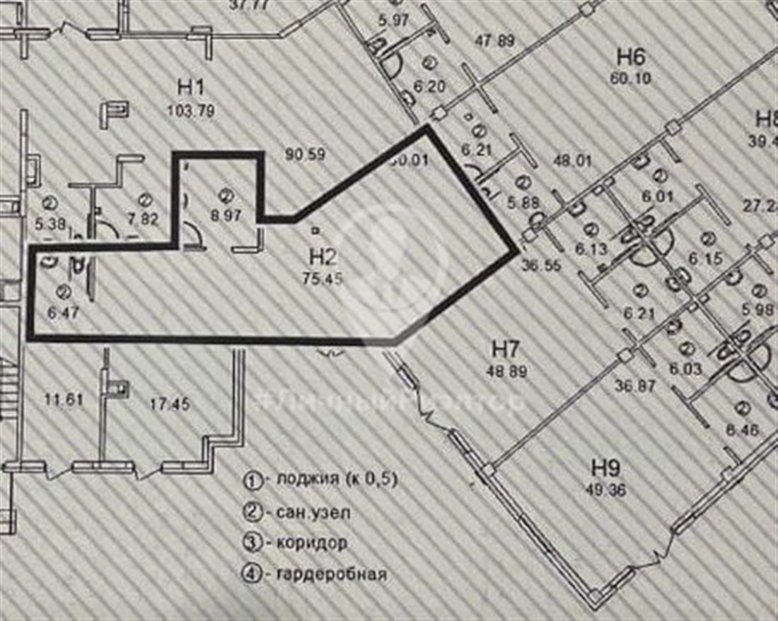 Сдам в аренду помещение свободного назначения 76 м.кв.