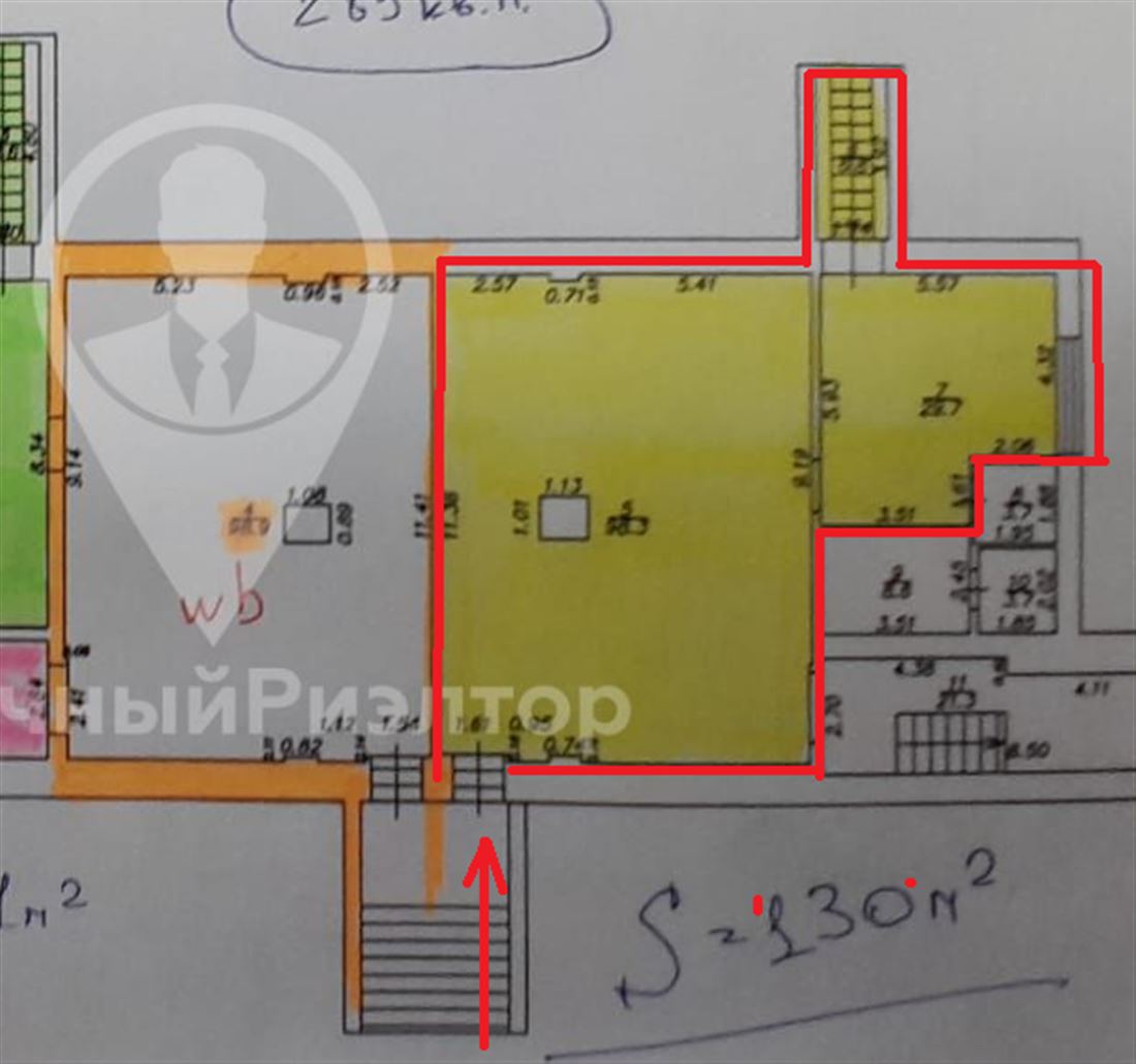 Сдам в аренду помещение свободного назначения 130 м.кв.