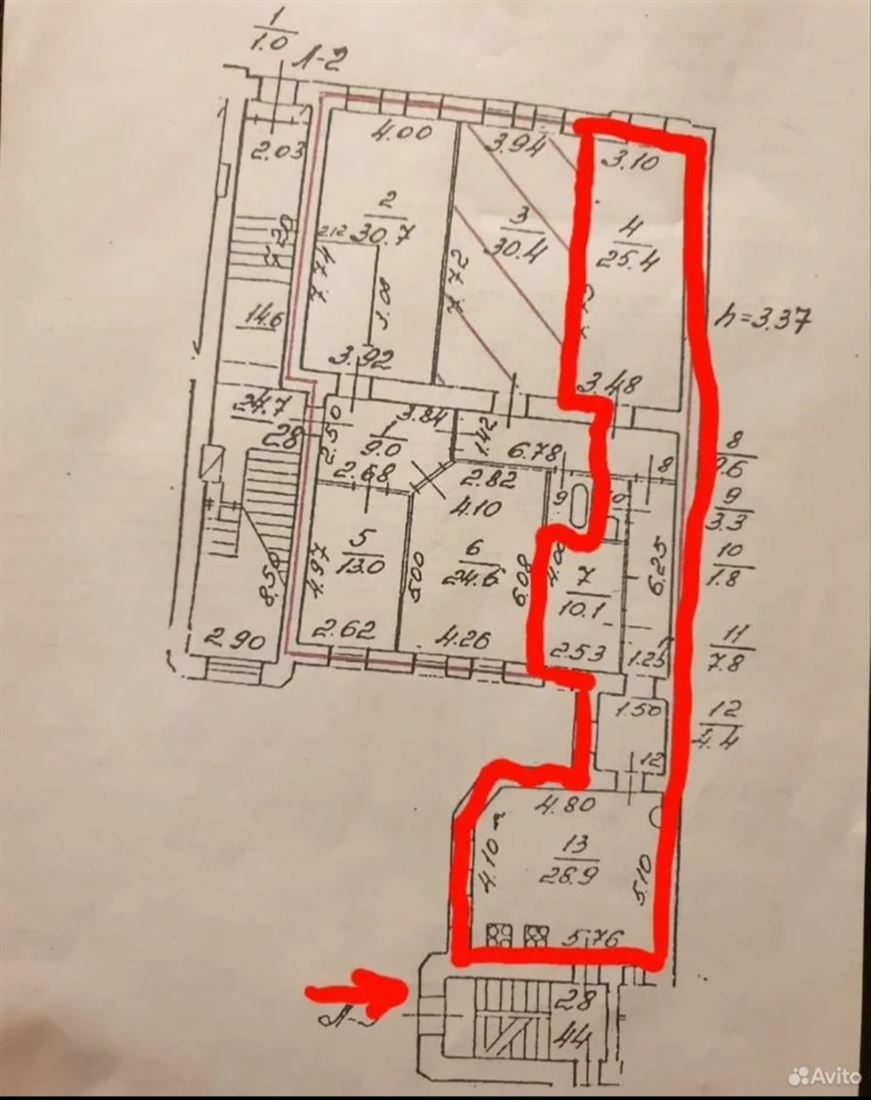 Сдам в аренду помещение свободного назначения 80 м.кв.